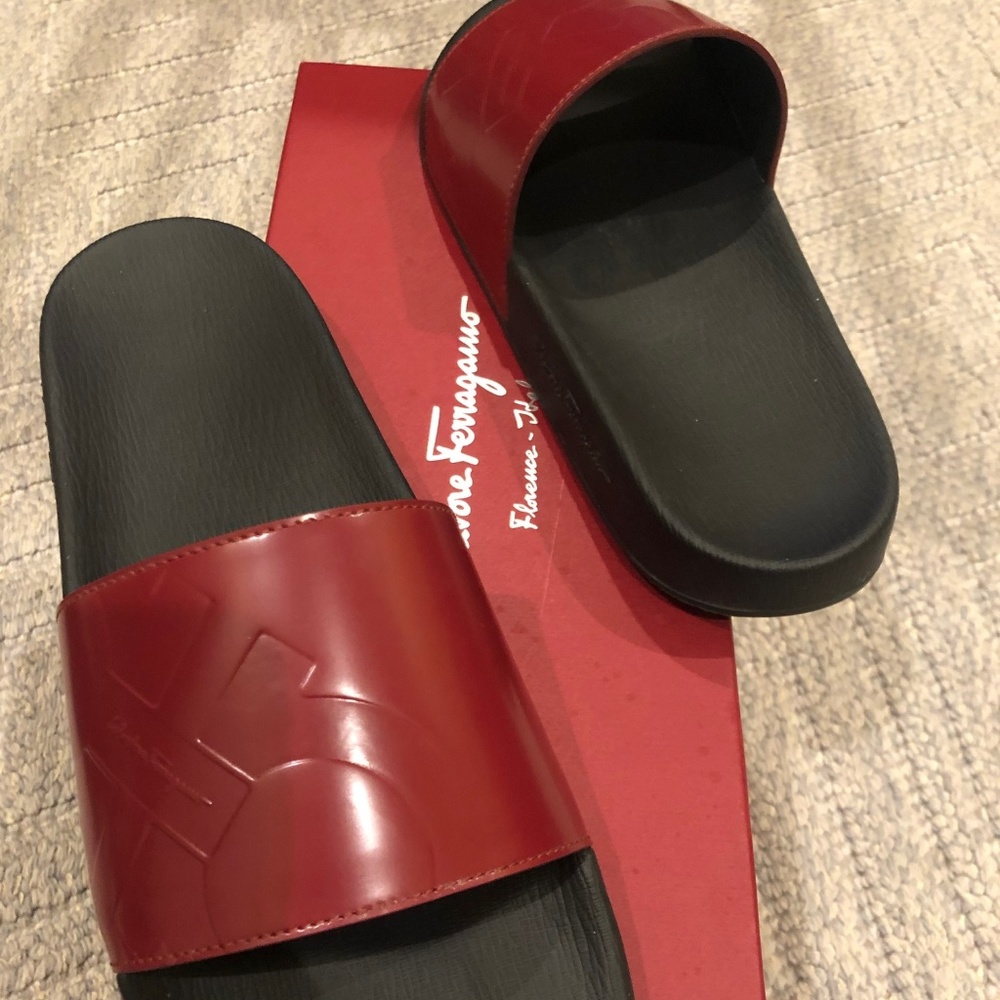 Salvatore Ferragamo Men's Dash Slides